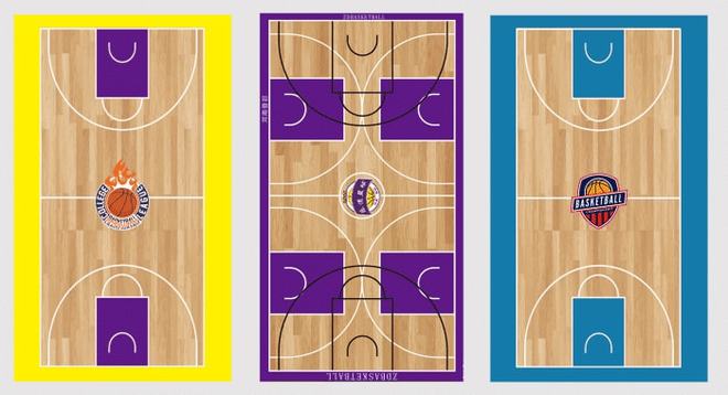篮球场PVC地胶运动空间的色彩艺术(图2)